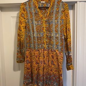 Anthropologie fall dress